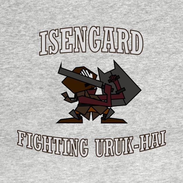 Isengard Fighting Uruk-Hai Alternate Design by IORS